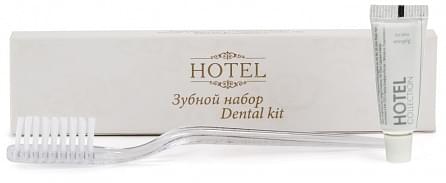 Зубной набор в картоне (з/щетка + з/п тюбик 4 г),  HOTEL (2000120)