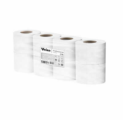 Туалетная бумага Veiro Professional Comfort цвет белый, 2 слоя, 15 м, 8рул/спайка